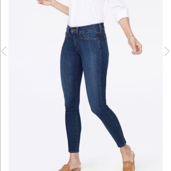 NYDJ Ami Skinny Jeans Blue Size 10 - Picture 1 of 10